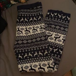 Knit Christmas Leggings